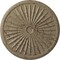 Ekena Millwork Leandros Ceiling Medallion (Canopies up to 5"), 33 1/8"OD x 3 1/2"ID x 1 3/8"P, Gobi Desert Crackle CM33LEGDC - alternate 1